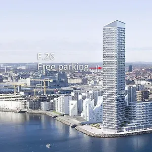  Apartment 26-etage Med Utrolig Havudsigt